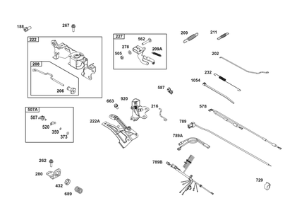 Part Location Diagram of 844800 Briggs and Stratton Spring, Governor